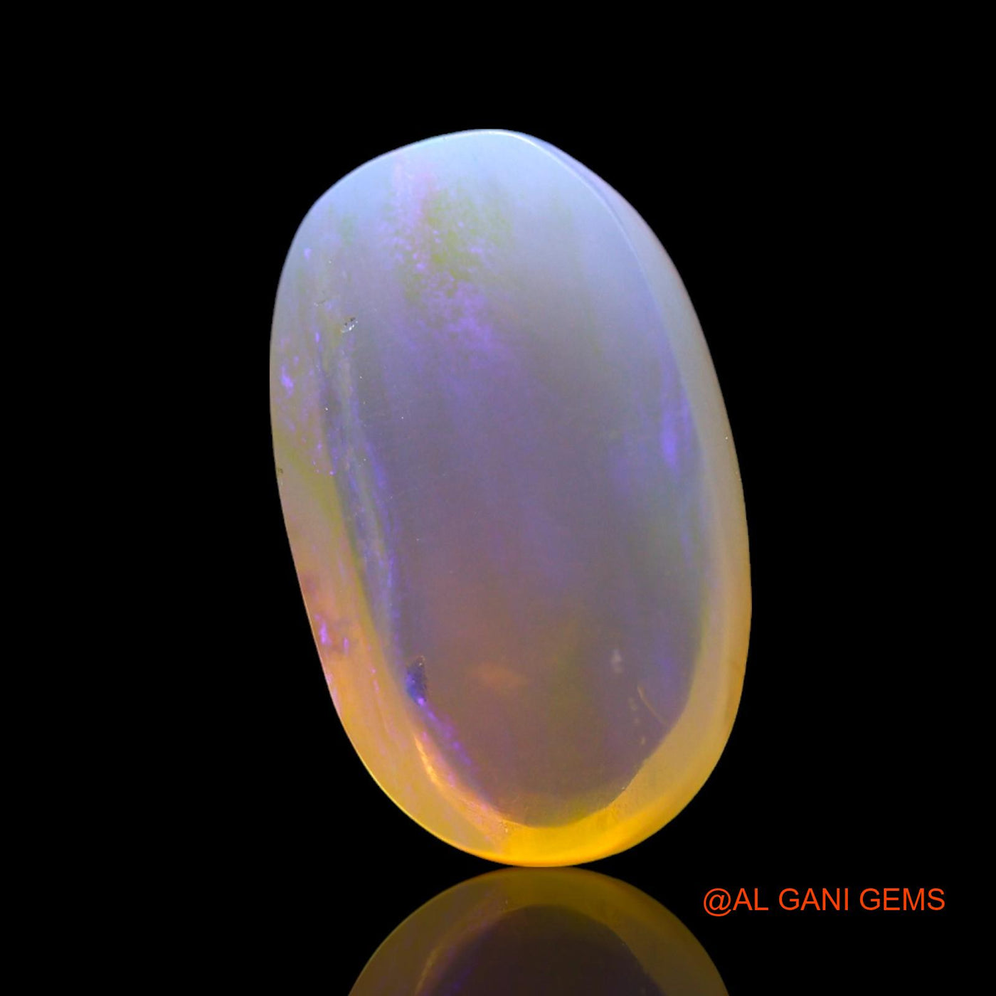 3.00 Cts Natural Australian Fire Opal Loose Gemstone Oval Cabochon 13x7x4 mm AF-966