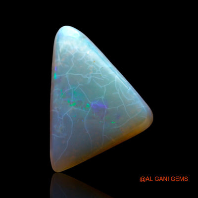 5.00 Cts Natural Australian Fire Opal Loose Gemstone Trillion Cabochon 15x11x4 mm AF-96