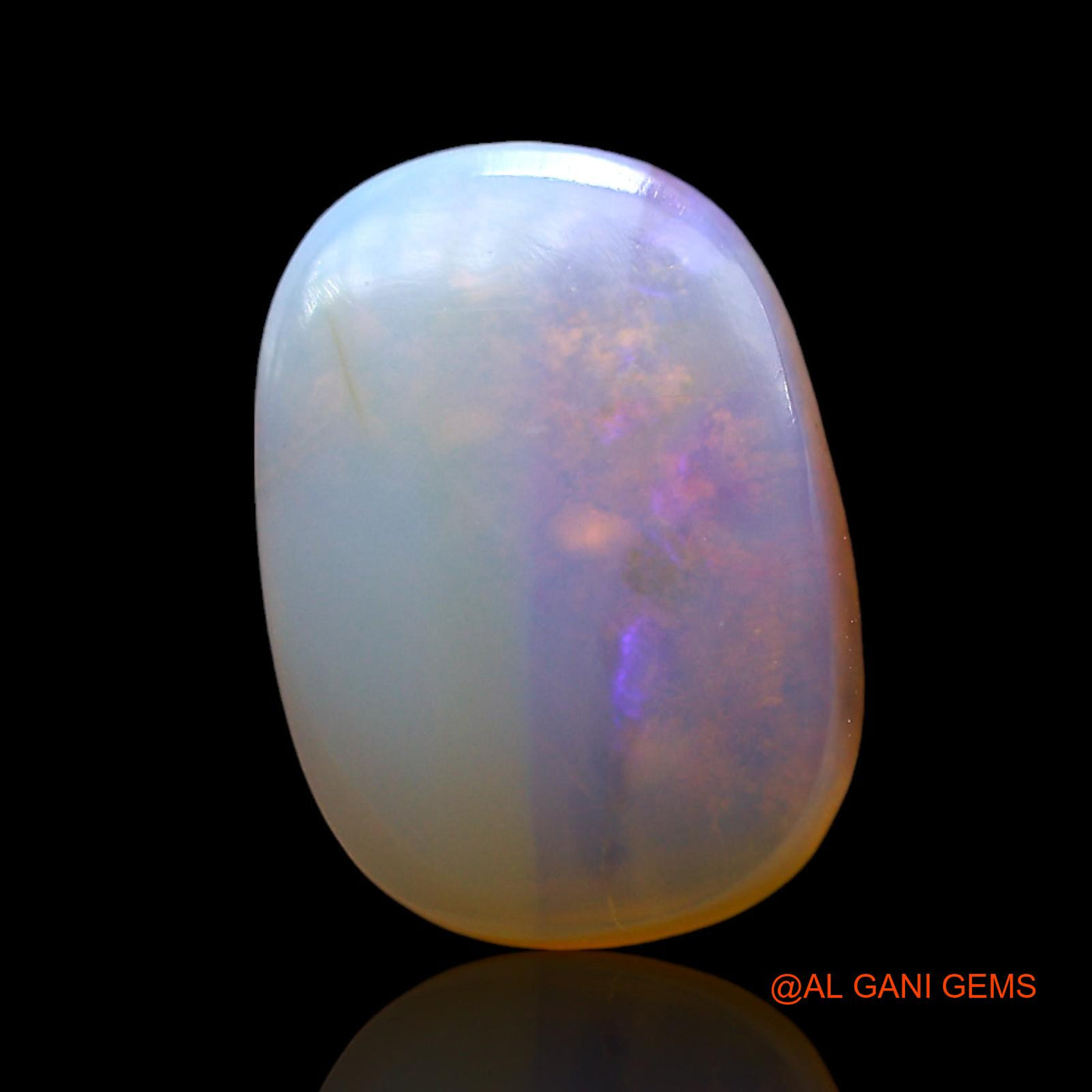 2.00 Cts Unheated Australian Fire Opal Loose Gemstone Oval Cabochon Natural 12x8x3 mm AF-971