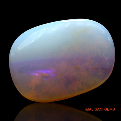 2.00 Cts Unheated Australian Fire Opal Loose Gemstone Oval Cabochon Natural 12x8x3 mm AF-971