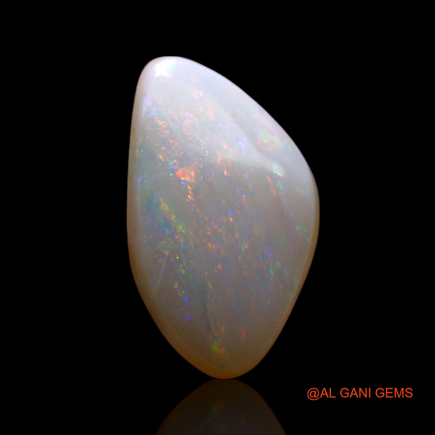 2.00 Cts Unheated Australian Fire Opal Loose Gemstone Fancy Cabochon Natural 13x7x3 mm AF-972