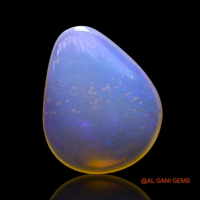 2.00 Cts Unheated Australian Fire Opal Loose Gemstone Pear Cabochon Natural 12x9x3 mm AF-973