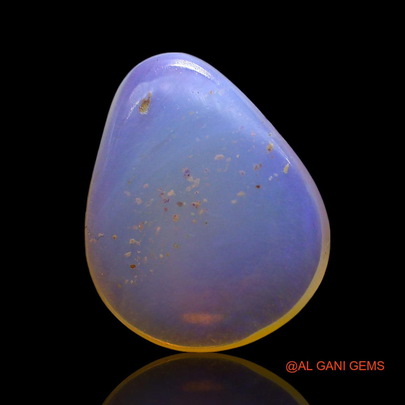 2.00 Cts Unheated Australian Fire Opal Loose Gemstone Pear Cabochon Natural 12x9x3 mm AF-973