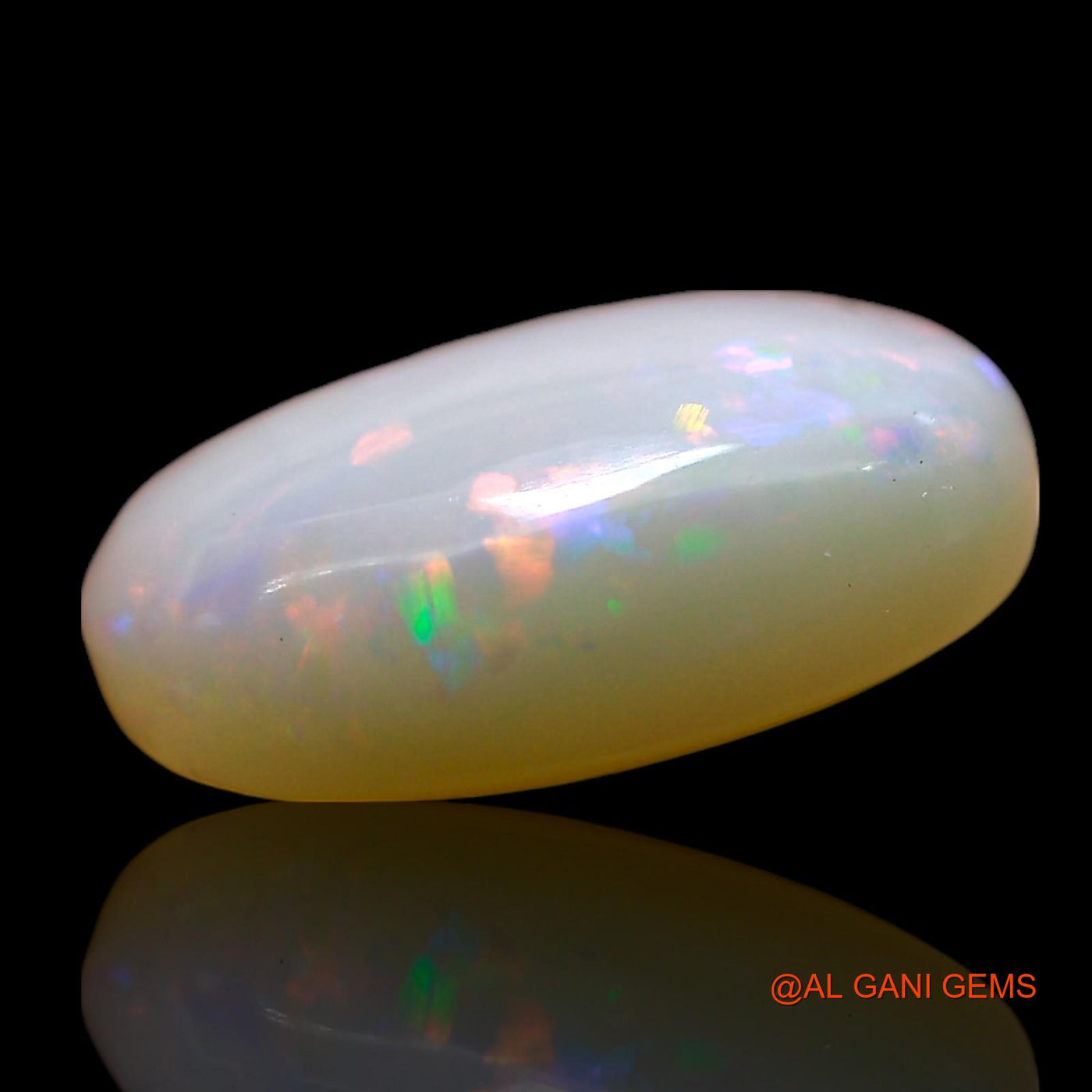 3.00 Cts Natural Australian Fire Opal Loose Gemstone Oval Cabochon 12x8x4 mm AF-974