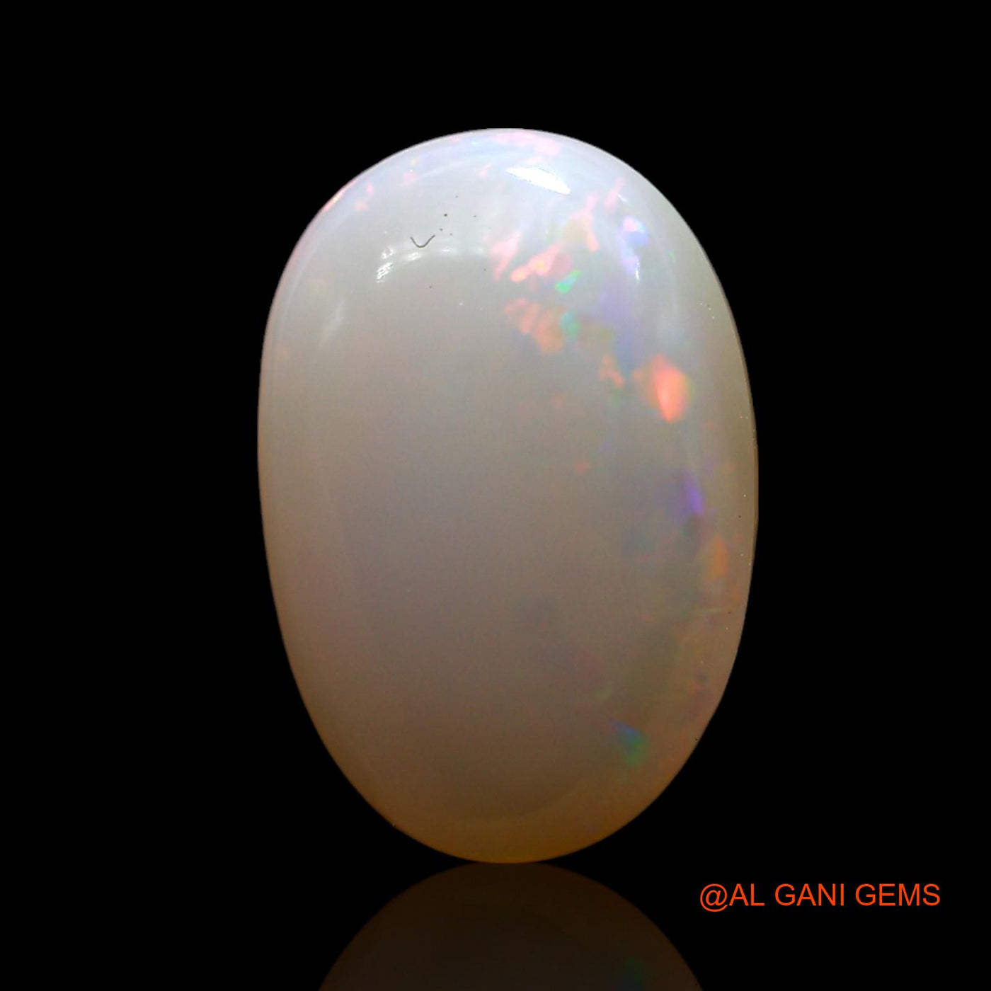 3.00 Cts Natural Australian Fire Opal Loose Gemstone Oval Cabochon 12x8x4 mm AF-974