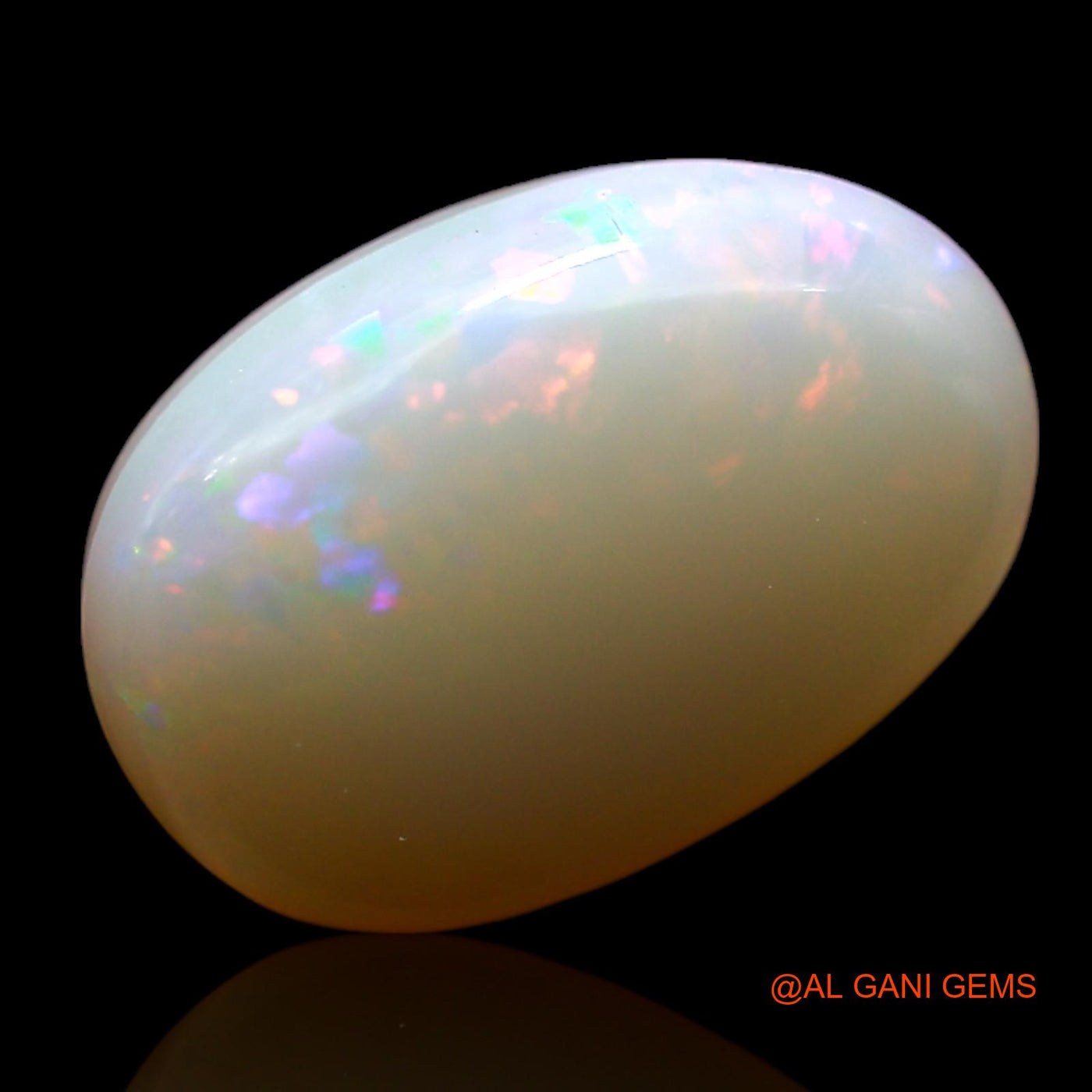 3.00 Cts Natural Australian Fire Opal Loose Gemstone Oval Cabochon 12x8x4 mm AF-974