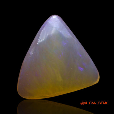 1.00 Cts Natural Australian Fire Opal Trillion Cabochon Loose Gemstone For Jewelry 11x9x3 mm AF-978