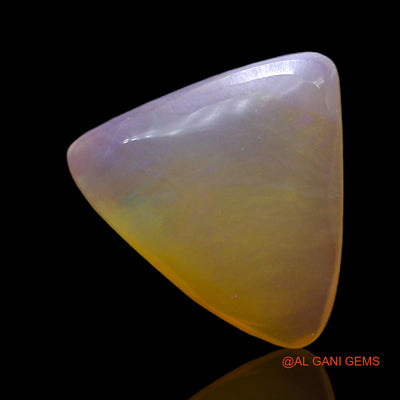 1.00 Cts Natural Australian Fire Opal Trillion Cabochon Loose Gemstone For Jewelry 11x9x3 mm AF-978