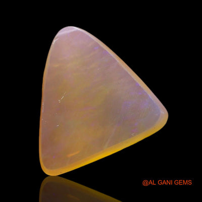 1.00 Cts Natural Australian Fire Opal Trillion Cabochon Loose Gemstone For Jewelry 11x9x3 mm AF-978