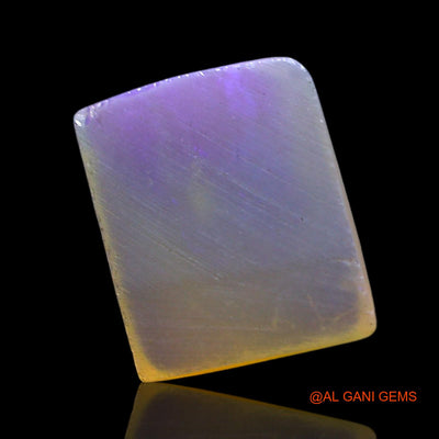Natural Fire Opal Gemstone 2.00 Cts Loose Square Cabochon From Australia 10x8x3 mm AF-979