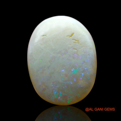 Natural Untreated Fire Opal Loose Gemstone Oval Cabochon From Australia 5.00 Cts 16x12x3 mm AF-97