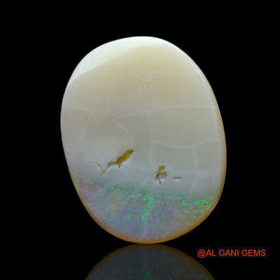 Natural Untreated Fire Opal Loose Gemstone Oval Cabochon From Australia 5.00 Cts 16x12x3 mm AF-97