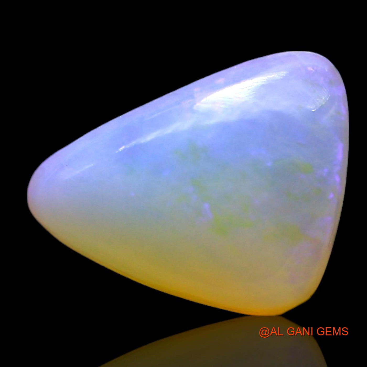 2.00 Cts Natural Australian Fire Opal Trillion Cabochon Loose Gemstone For Jewelry 11x8x3 mm AF-980