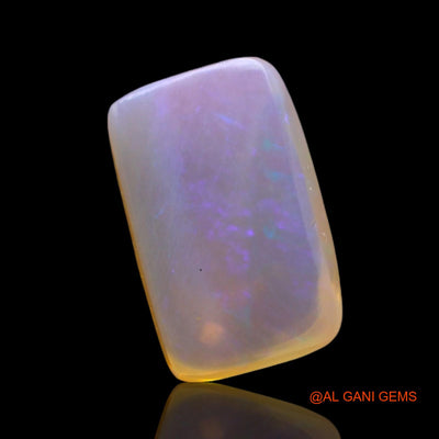 Natural Fire Opal Gemstone 2.00 Cts Loose Square Cabochon From Australia 11x7x3 mm AF-982