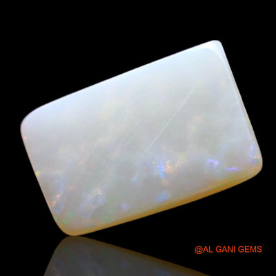 1.00 Cts Natural Australian Fire Opal Square Cabochon Loose Gemstone For Jewelry 11x7x2 mm AF-983