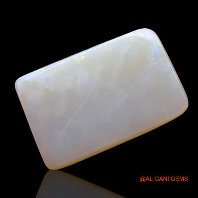1.00 Cts Natural Australian Fire Opal Square Cabochon Loose Gemstone For Jewelry 11x7x2 mm AF-983