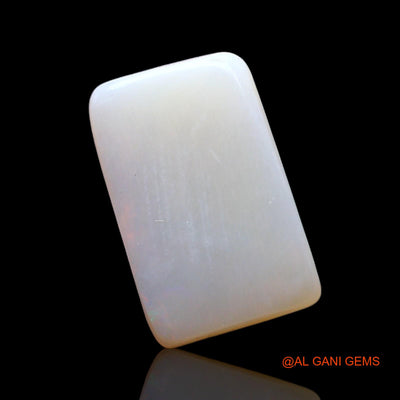 1.00 Cts Natural Australian Fire Opal Square Cabochon Loose Gemstone For Jewelry 11x7x2 mm AF-983