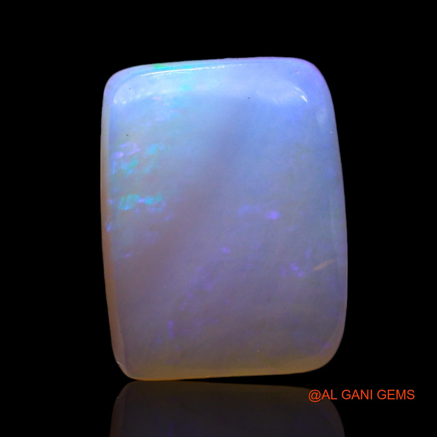 2.00 Cts Unheated Australian Fire Opal Loose Gemstone Square Cabochon Natural 10x8x3 mm AF-984