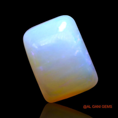 Natural Untreated Fire Opal Loose Gemstone Square Cabochon From Australia 2.00 Cts 10x7x4 mm AF-985