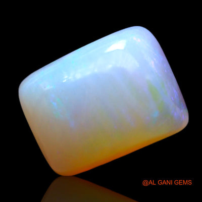 Natural Untreated Fire Opal Loose Gemstone Square Cabochon From Australia 2.00 Cts 10x7x4 mm AF-985