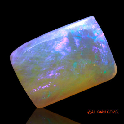 1.00 Cts Unheated Australian Fire Opal Loose Gemstone Square Cabochon Natural 10x7x2 mm AF-986