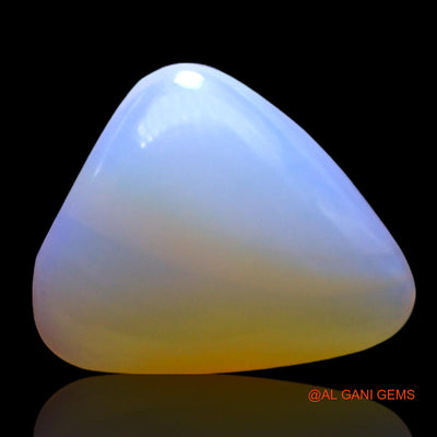 Natural Untreated Fire Opal Loose Gemstone Trillion Cabochon From Australia 2.00 Cts 10x8x4 mm AF-988