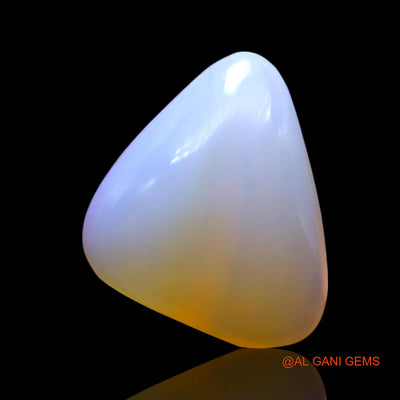 Natural Untreated Fire Opal Loose Gemstone Trillion Cabochon From Australia 2.00 Cts 10x8x4 mm AF-988