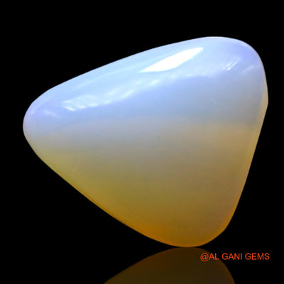 Natural Untreated Fire Opal Loose Gemstone Trillion Cabochon From Australia 2.00 Cts 10x8x4 mm AF-988