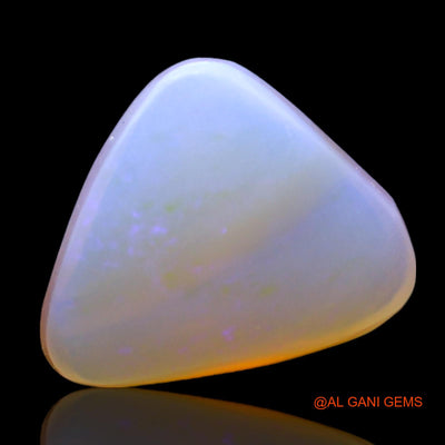 Natural Untreated Fire Opal Loose Gemstone Trillion Cabochon From Australia 2.00 Cts 10x8x4 mm AF-988