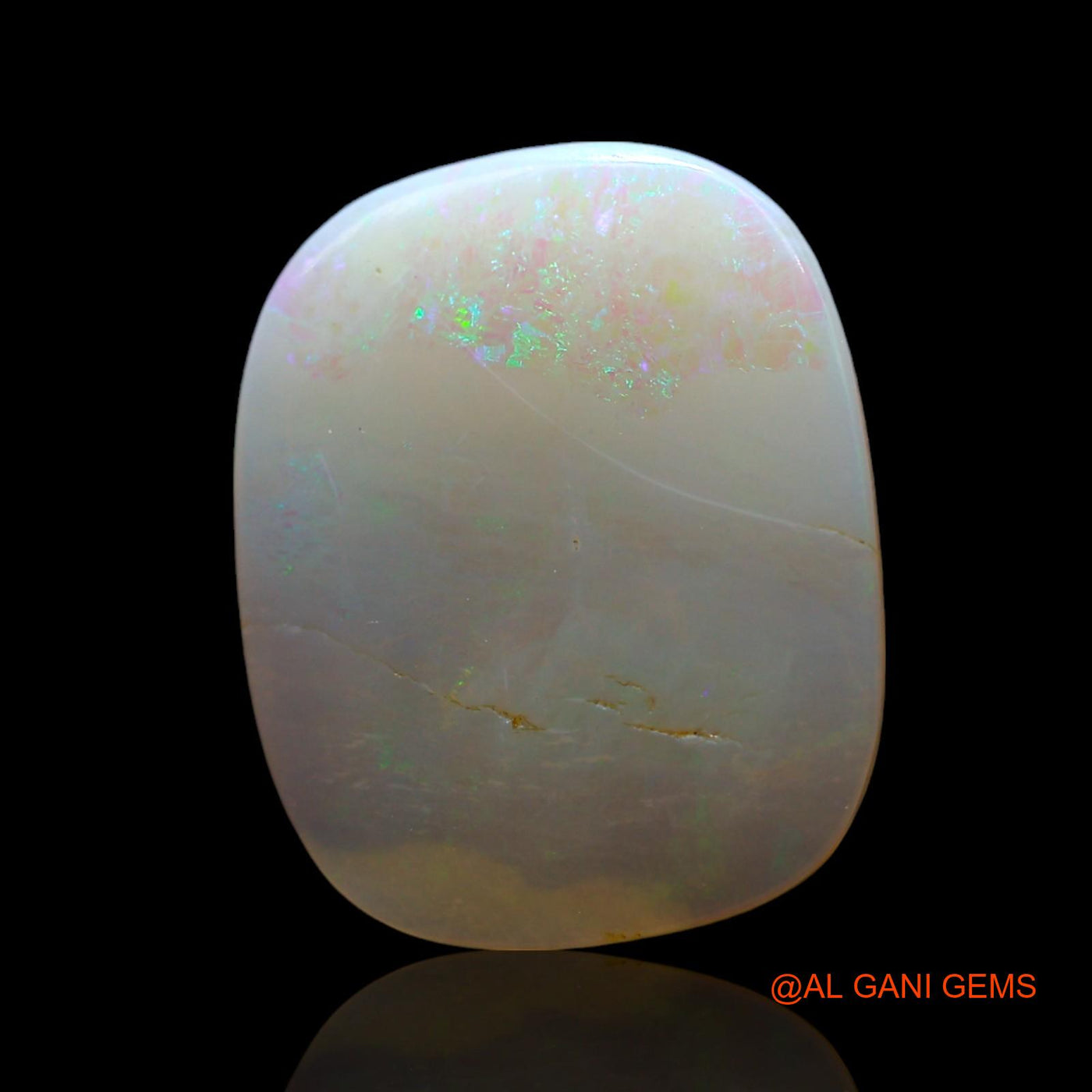 3.00 Cts Natural Australian Fire Opal Loose Gemstone Oval Cabochon 15x12x2 mm AF-98