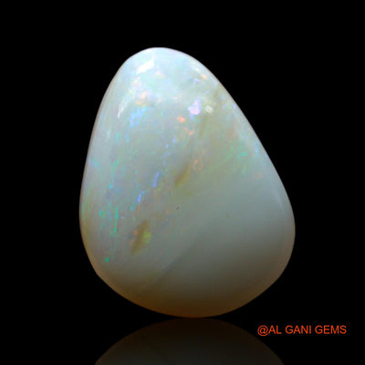 Natural Untreated Fire Opal Loose Gemstone Pear Cabochon From Australia 5.00 Cts 14x11x5 mm AF-991