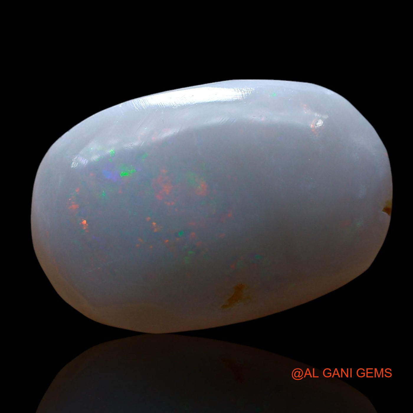 3.00 Cts Natural Australian Fire Opal Oval Cabochon Loose Gemstone For Jewelry 15x10x3 mm AF-992