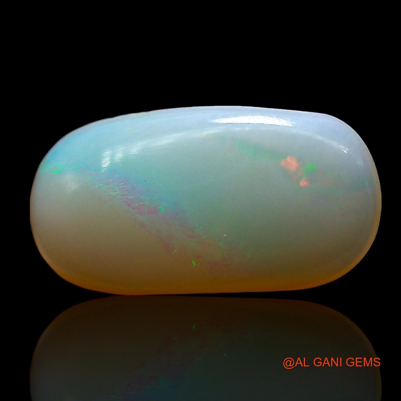 3.00 Cts Natural Australian Fire Opal Loose Gemstone Oval Cabochon 15x8x4 mm AF-993