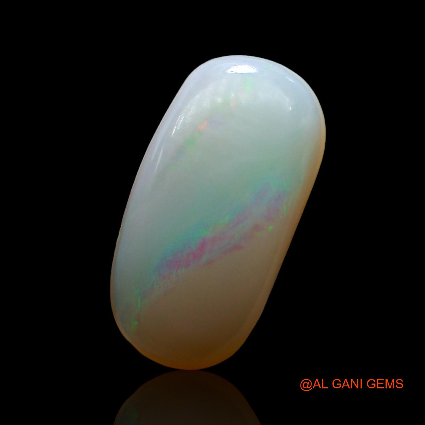 3.00 Cts Natural Australian Fire Opal Loose Gemstone Oval Cabochon 15x8x4 mm AF-993