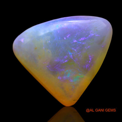 2.00 Cts Natural Australian Fire Opal Loose Gemstone Trillion Cabochon 12x10x3 mm AF-995