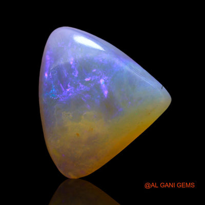 2.00 Cts Natural Australian Fire Opal Loose Gemstone Trillion Cabochon 12x10x3 mm AF-995