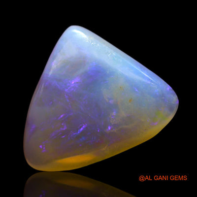 2.00 Cts Natural Australian Fire Opal Loose Gemstone Trillion Cabochon 12x10x3 mm AF-995