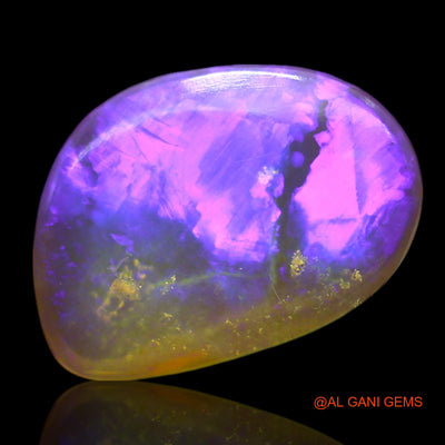 1.00 Cts Unheated Australian Fire Opal Loose Gemstone Fancy Cabochon Natural 11x8x2 mm AF-996