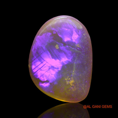 1.00 Cts Unheated Australian Fire Opal Loose Gemstone Fancy Cabochon Natural 11x8x2 mm AF-996