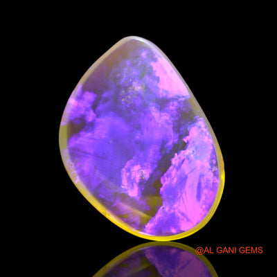 1.00 Cts Unheated Australian Fire Opal Loose Gemstone Fancy Cabochon Natural 11x8x2 mm AF-996