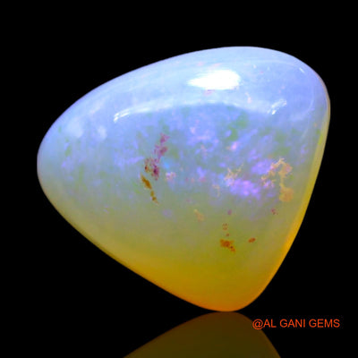 2.00 Cts Unheated Australian Fire Opal Loose Gemstone Trillion Cabochon Natural 11x9x4 mm AF-997