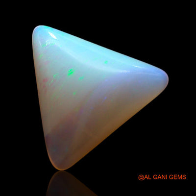 1.00 Cts Natural Australian Fire Opal Loose Gemstone Trillion Cabochon 10x9x3 mm AF-998