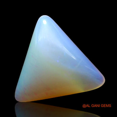 1.00 Cts Natural Australian Fire Opal Loose Gemstone Trillion Cabochon 10x9x3 mm AF-998
