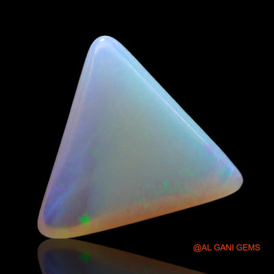 1.00 Cts Natural Australian Fire Opal Loose Gemstone Trillion Cabochon 10x9x3 mm AF-998