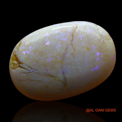 17.00 Cts Natural Australian Fire Opal Oval Cabochon Loose Gemstone For Jewelry 22x15x7 mm AF-9