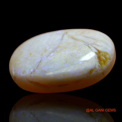 17.00 Cts Natural Australian Fire Opal Oval Cabochon Loose Gemstone For Jewelry 22x15x7 mm AF-9