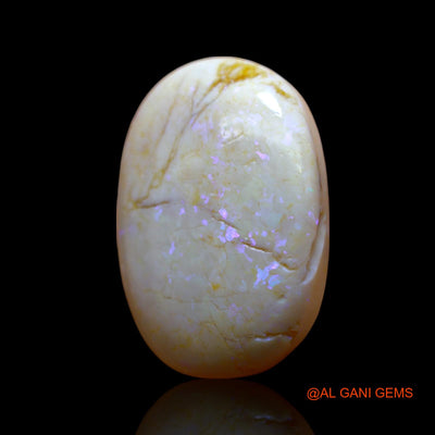 17.00 Cts Natural Australian Fire Opal Oval Cabochon Loose Gemstone For Jewelry 22x15x7 mm AF-9