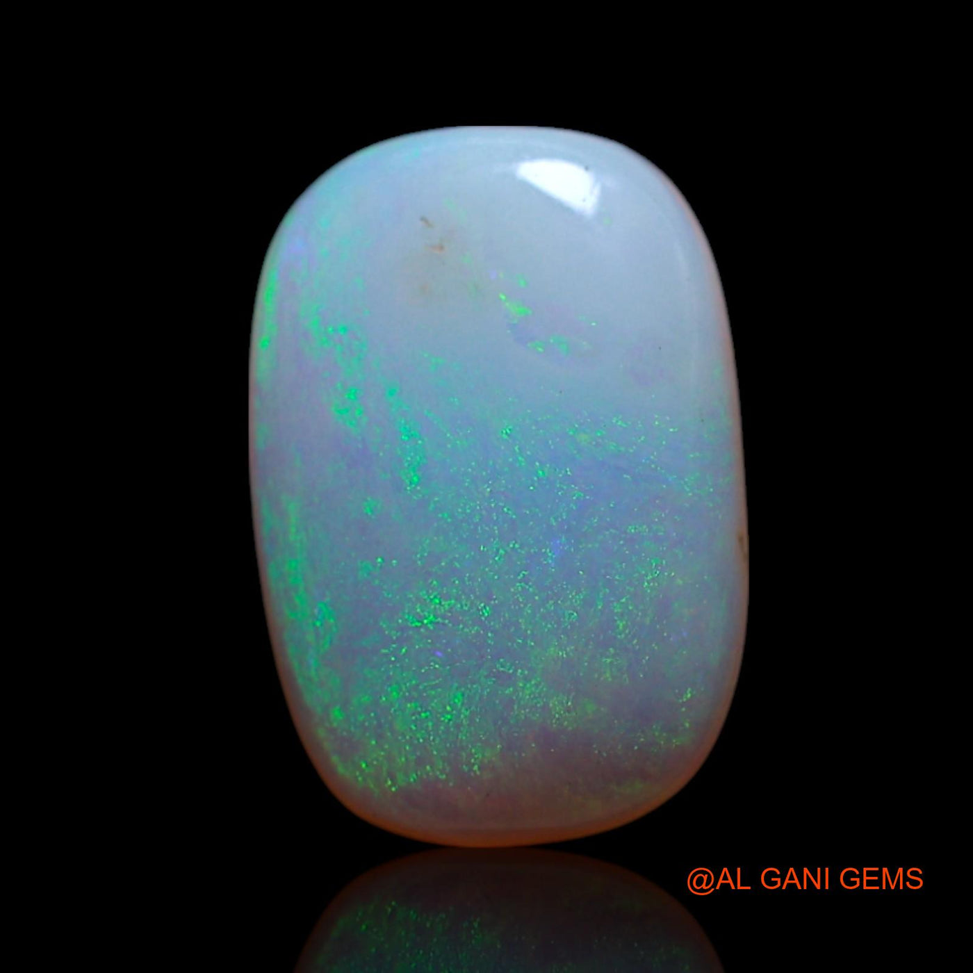 Natural Fire Opal Gemstone 1.50 Cts Loose Oval Cabochon From Australia 10x7x2 mm AG-100