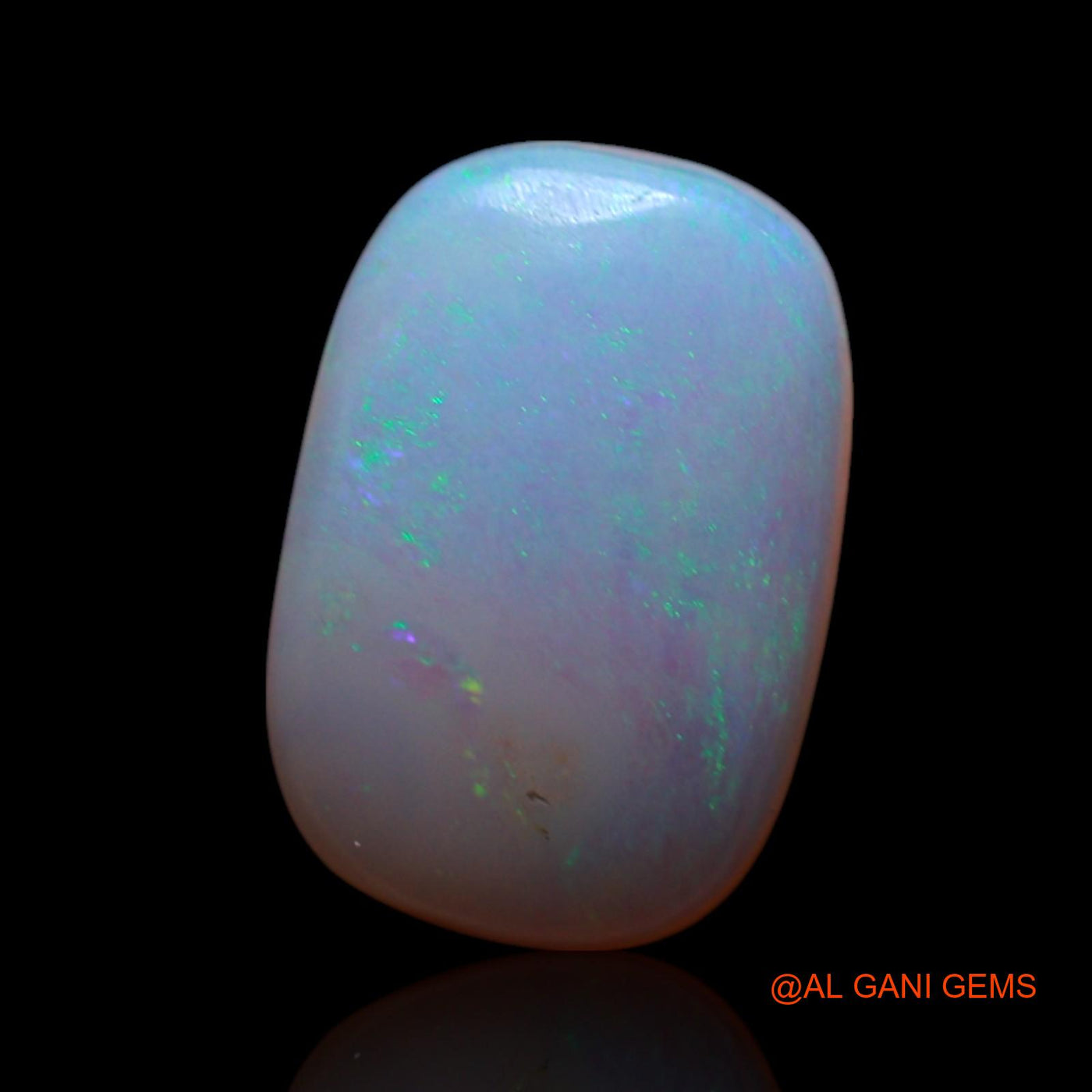 Natural Fire Opal Gemstone 1.50 Cts Loose Oval Cabochon From Australia 10x7x2 mm AG-100