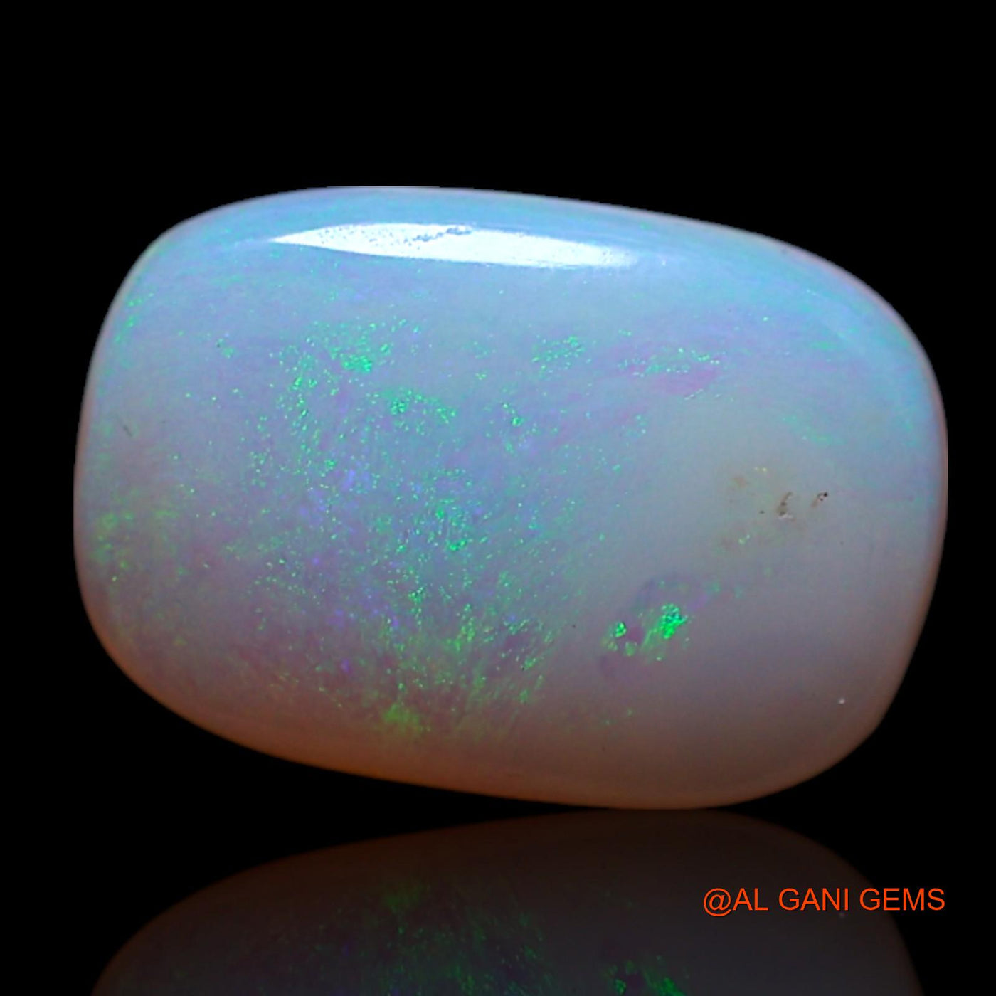 Natural Fire Opal Gemstone 1.50 Cts Loose Oval Cabochon From Australia 10x7x2 mm AG-100